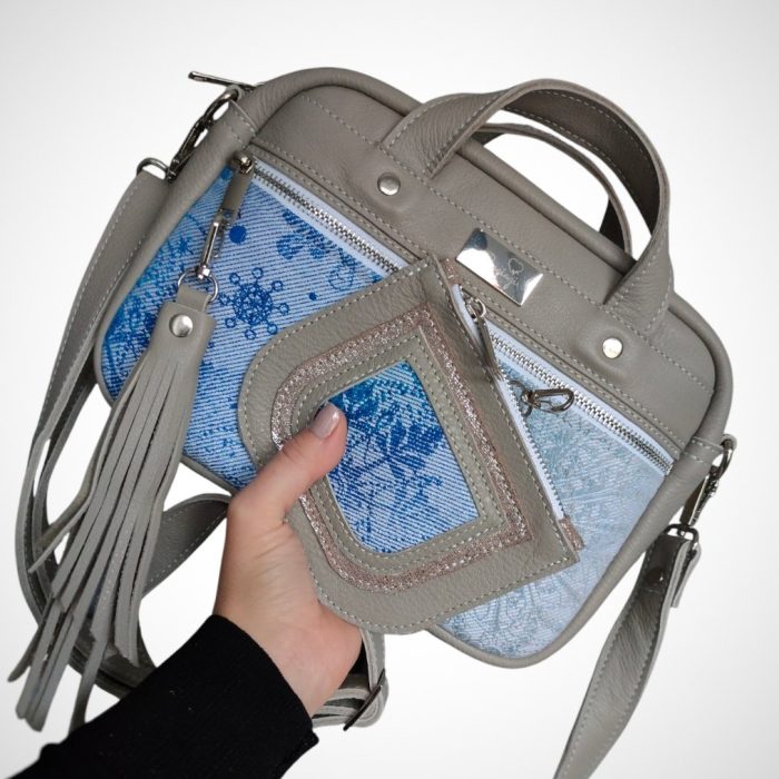 *Zestaw kuferek skóra naturalna Królowa śniegu+portfelik