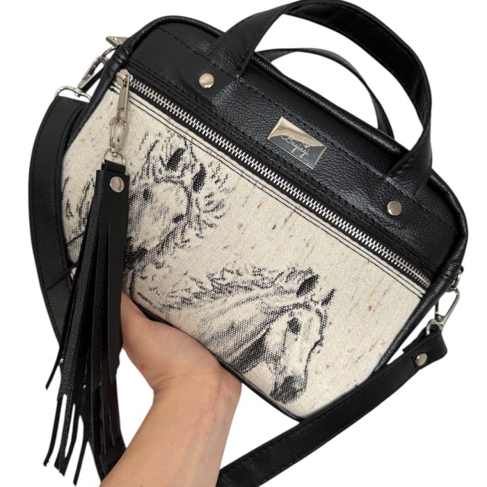 Kuferek skóra naturalna skrawek Lenny lamb Galop z Wełną